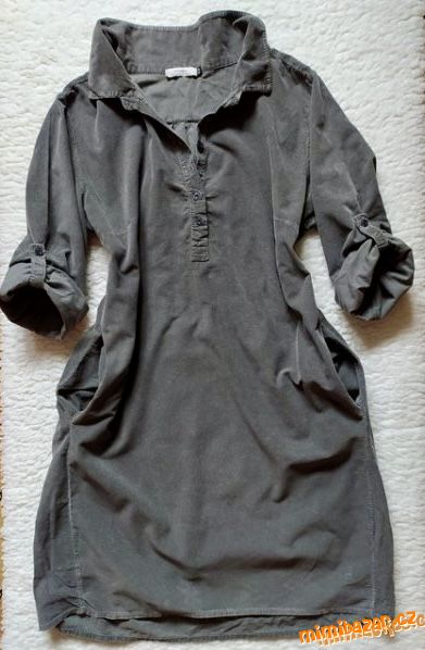 Košilové šaty roll-up Italy