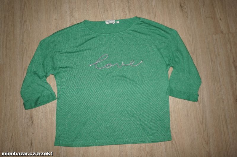 Tom Tailor příjemný svetřík s 3D nápisem vel.M