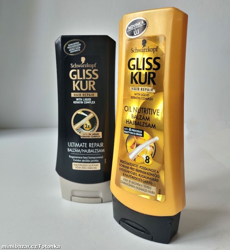 2x balzám na vlasy Schwarzkopf Gliss Kur