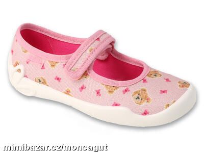 Balerínky, bačkory 114x551 méďové Befado