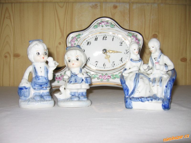 Barokní modré dekorace