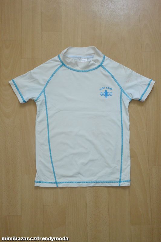 V plavkové tričko vel. 116