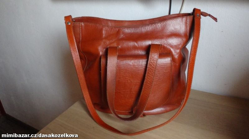 Velká kožená kabela VERA PELLE