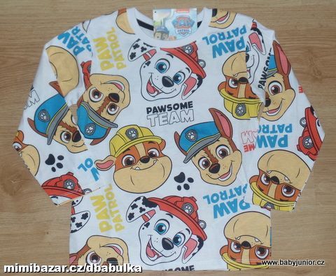 PAW PATROL TRIKO dlouhý rukáv