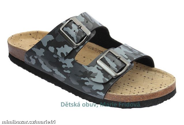 Korkáče, korkové pantofle Santé VN/326 army