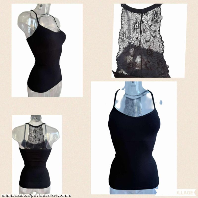 Č.6618 PRUŽNÝ ZN. SEXY TOP NOVÝ v.S/M