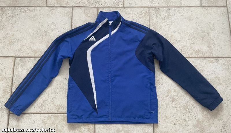 Modrá sportovní bunda ADIDAS - slabá