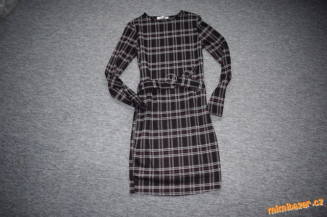 Kárované, kostkované šaty, šatičky Terranova xs/34