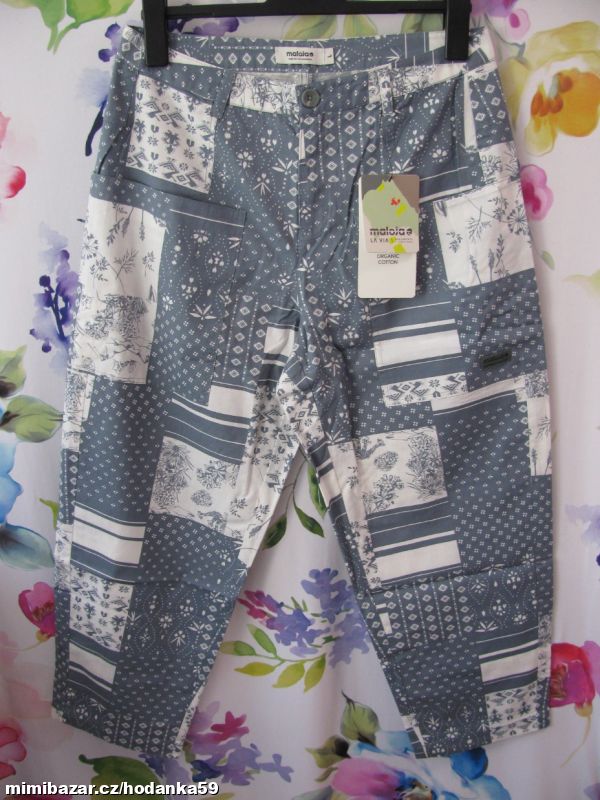 Letní pohodlné bavlněné 7/8 kalhoty MALOJA