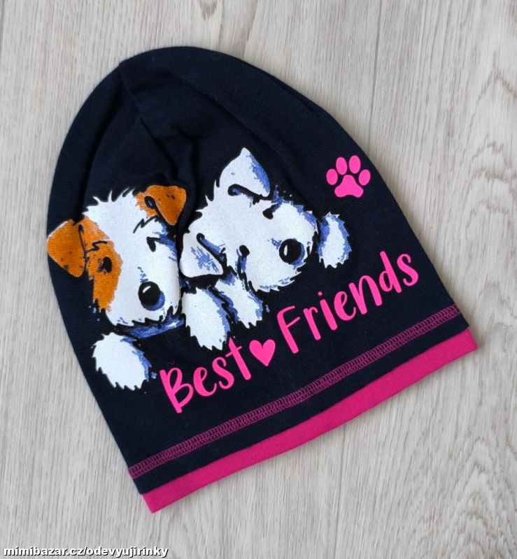 Jarní čepice Psíci NOVÁ