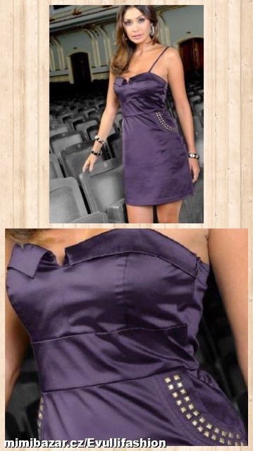 Saténové šaty Bonprix vel. 34/36