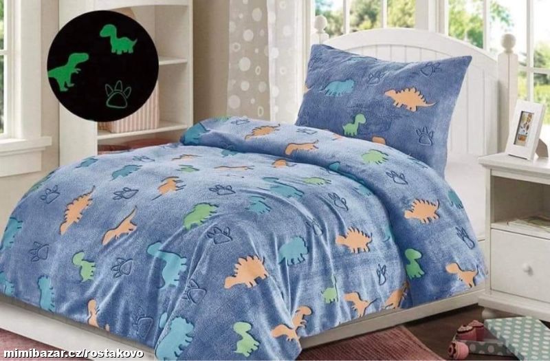 Svítící mikroplyšové povlečení