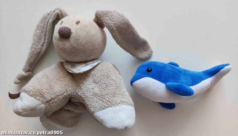 Plyšáci králíček a velryba