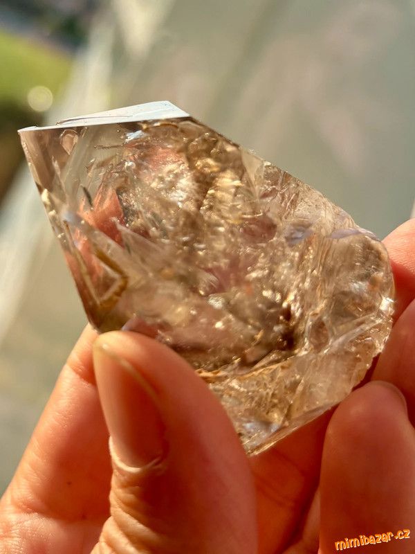 RARITA - unikátní enhydro krystal Záhnědy top