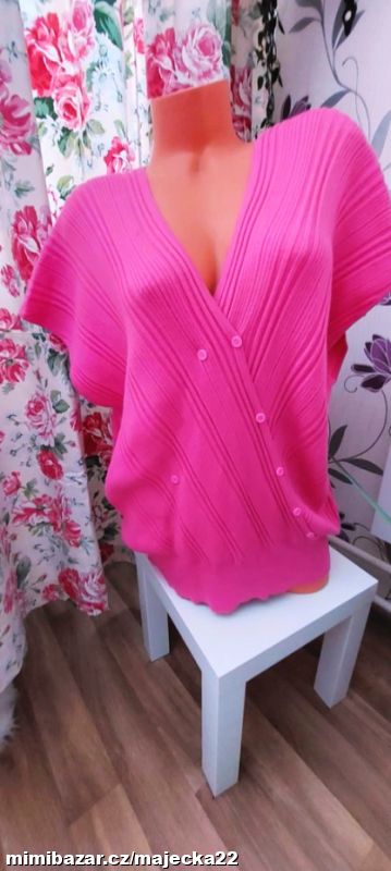 DÁMSKÁ RŮŽOVÁ VESTA ~~~~~ 8648