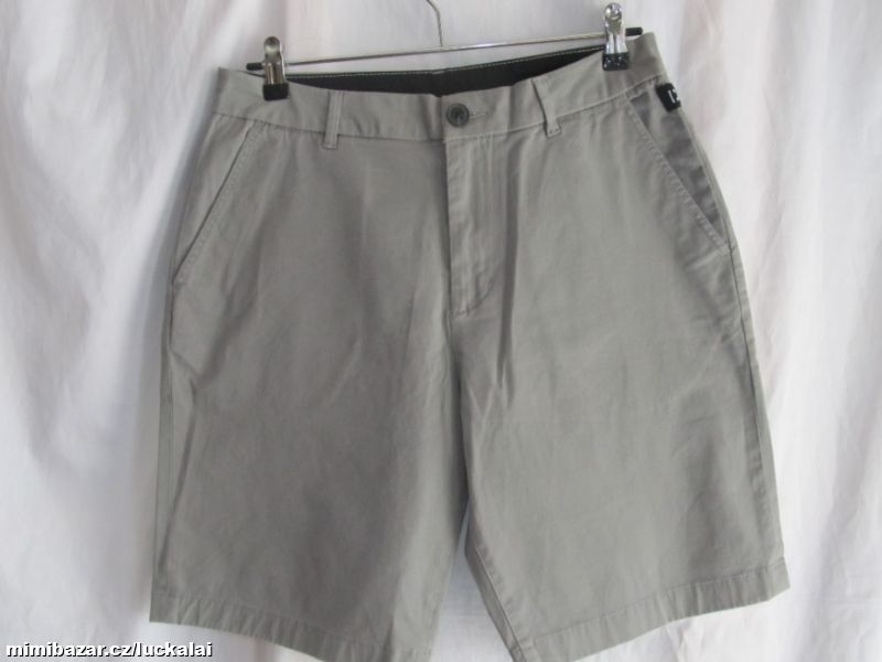 Pánská šedé chino kraťasy, šortky, bermudy, nenoše