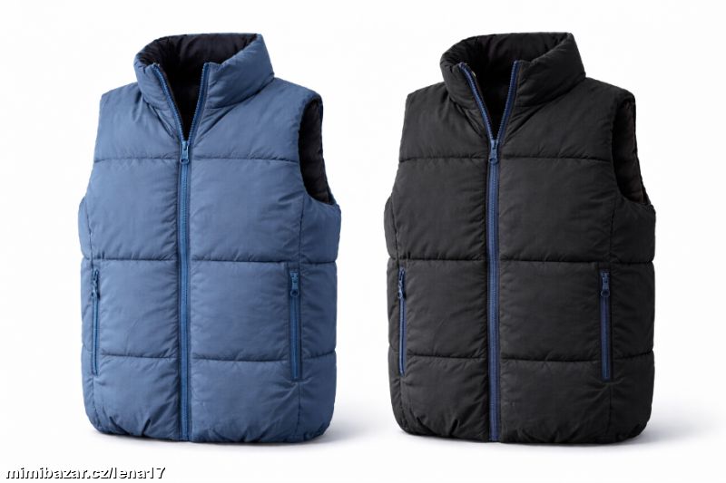 NOVÁ OBOUSTRANNÁ VESTA-12-14 let, 158/164 cm ...