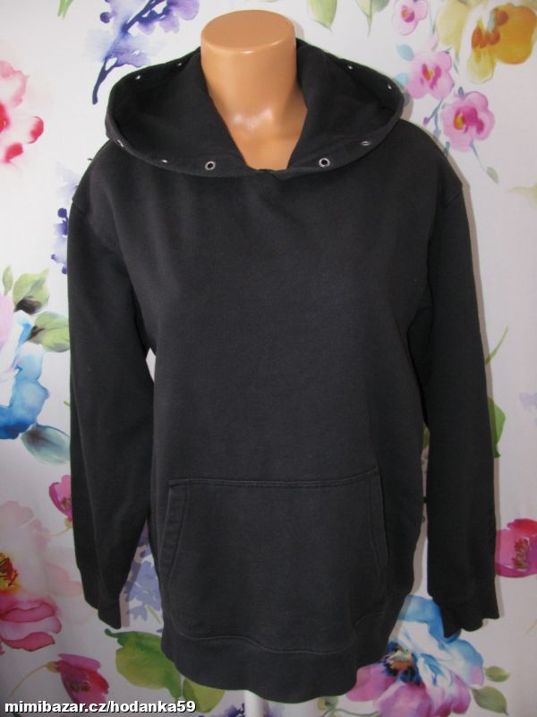 Dámská černá bavlněná mikina s kapucí VANS