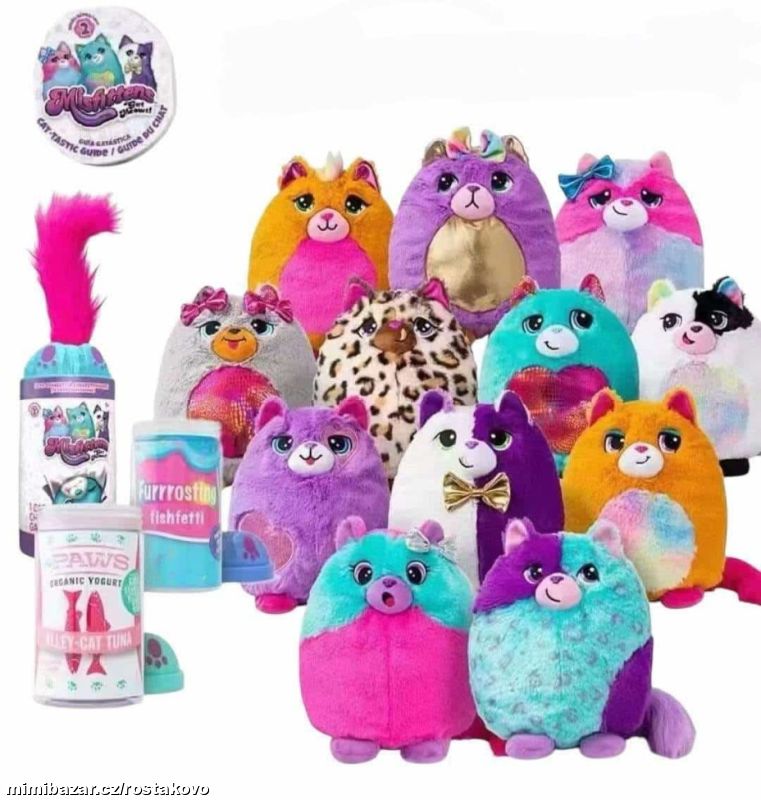 Plechovka s plyšovou kočkou