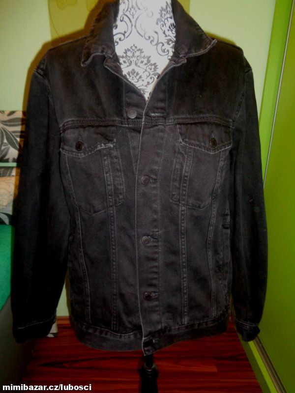 Černá riflová bunda