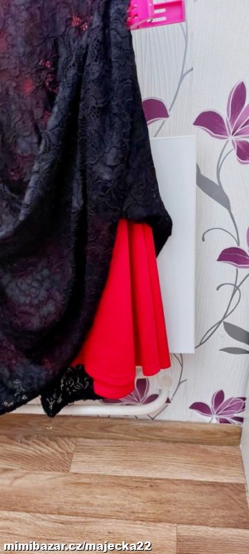 KRAJKOVÁ SUKNĚ SE SPODNIČKOU-NA VYŠŠÍ POSTAVU-8653