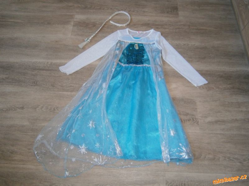 kostým Elsy z Ledového království vel. 140