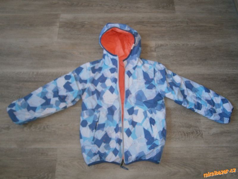 oboustranná zimní bunda Wedze vel. 128