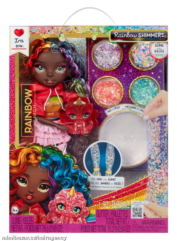 122432 Rainbow High panenka se slizem - Iris