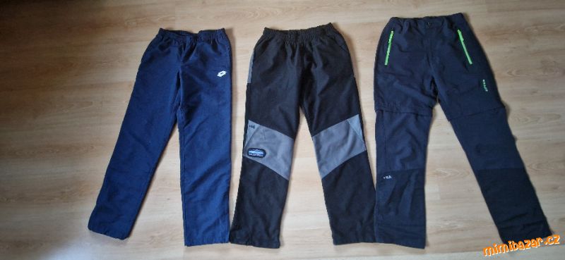 3x SPORTOVNÍ KALHOTY/OUTDOOR v. 152/158/164