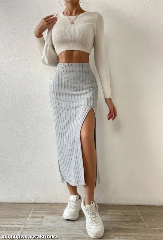 Teplejší sexy sukně vel.L-max.XL