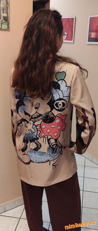 .nové sako/blejzr s Mickey Mousem