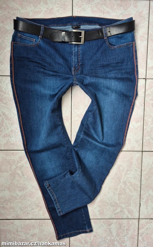 Pružné džíny LAURA TORELLI-46-48(48)
