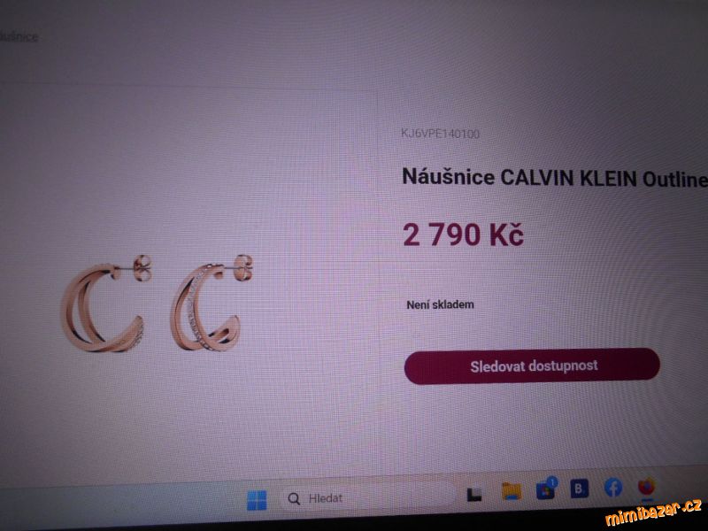 Luxusní náušnice Calvin Klein