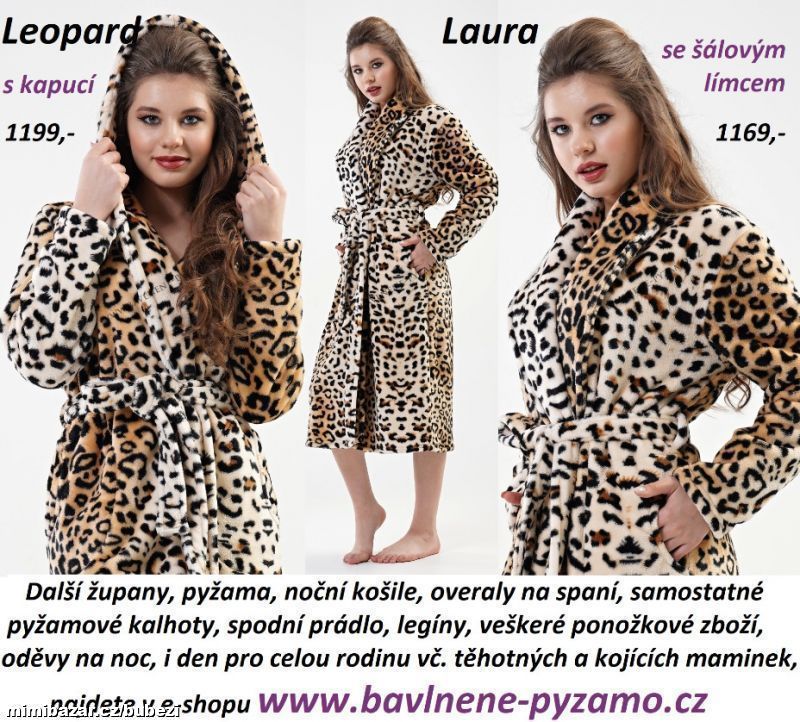 Dámský župan Laura a Leopard