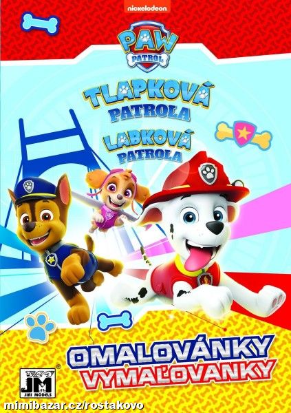 Dětská omalovánka Tlapková patrola