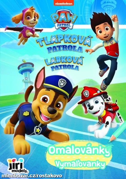Dětská omalovánka Tlapková patrola