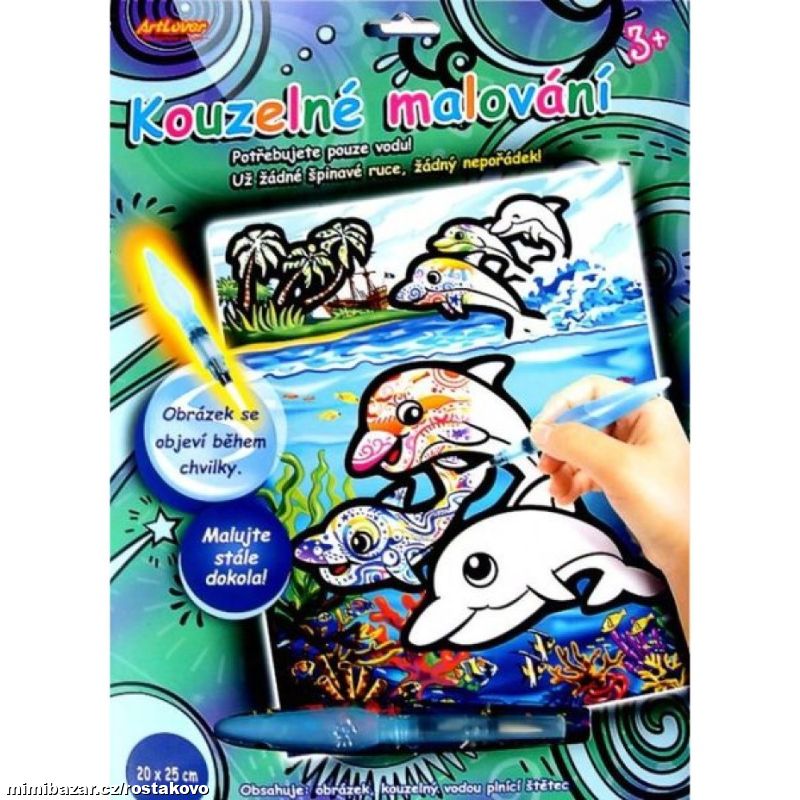 Kouzelné malování Delfín
