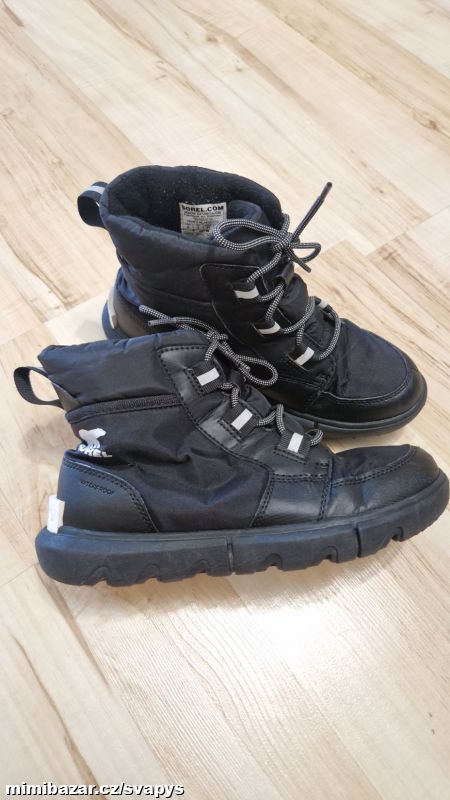 Sorel černé sněhule vel. 37