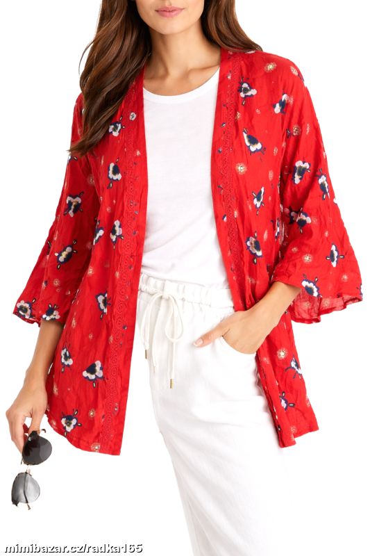 Košilový cardigan s krajkou vel.44/46