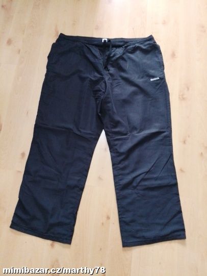 ** KRÁSNÉ SPORTOVNÍ KALHOTY REEBOK, UNISEX, XXL **