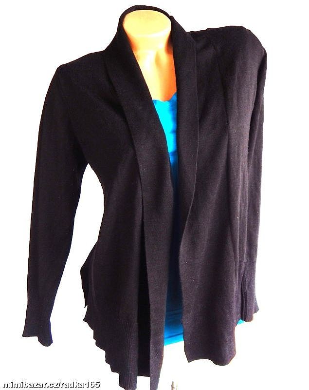 Černý cardigan třpyt okraje vel.S/M
