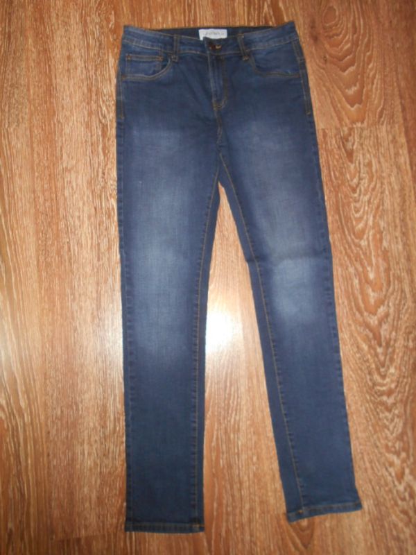 modré chlapecké elastické rifle C&A 164