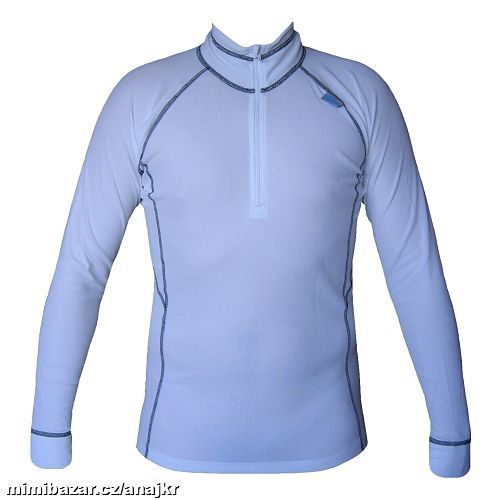 Termo triko dl. rukáv stojáček zip hladký úplet