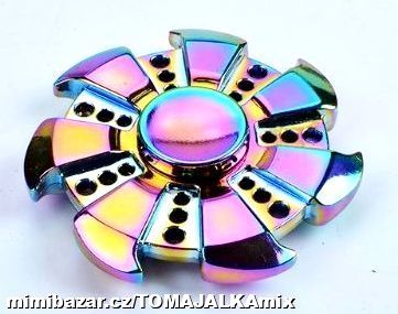 SPINNER Duhový kovový atistresová v plechovém boxu