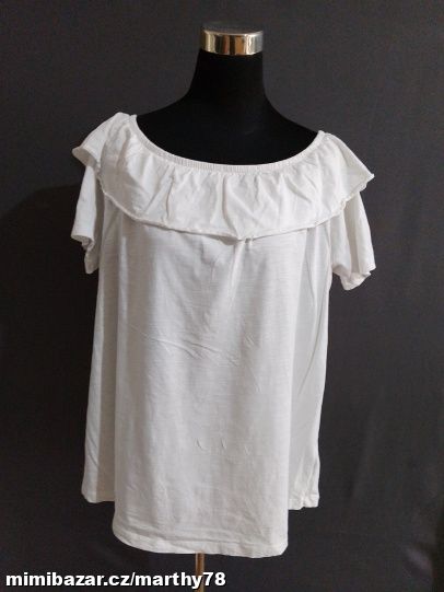 *** KRÁSNÉ DÁMSKÉ TRIKO S VOLÁNEM, VEL.52/54 ***