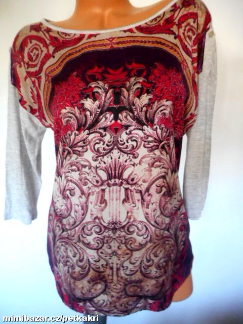 dlouhé dámské tričko vel. 38