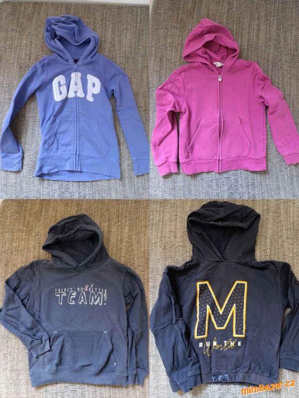 Dívčí mikiny 134-140 Vše