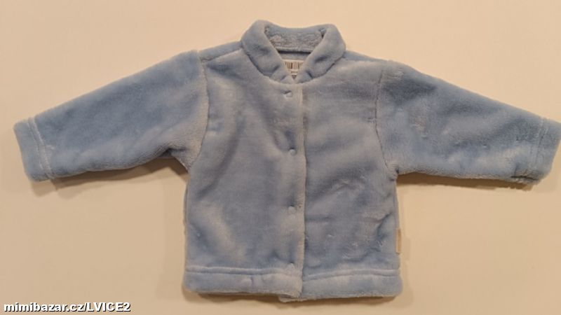 Kojenecky teplý kabátek, bundička, mikina MODRÝ
