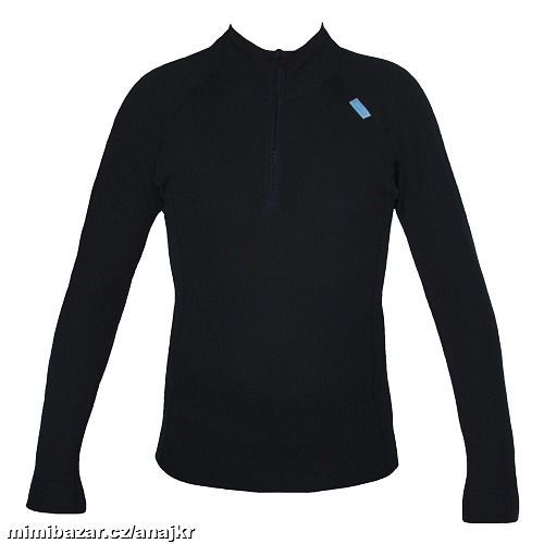 Termo triko dlouhý rukáv stojáček zip - teplé