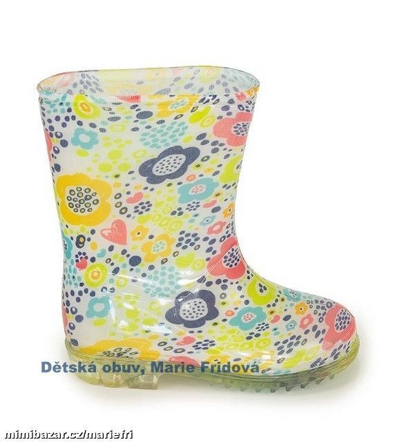 Holínky/gumáky/gumovky PIDILIDI PL0038-13 kytky